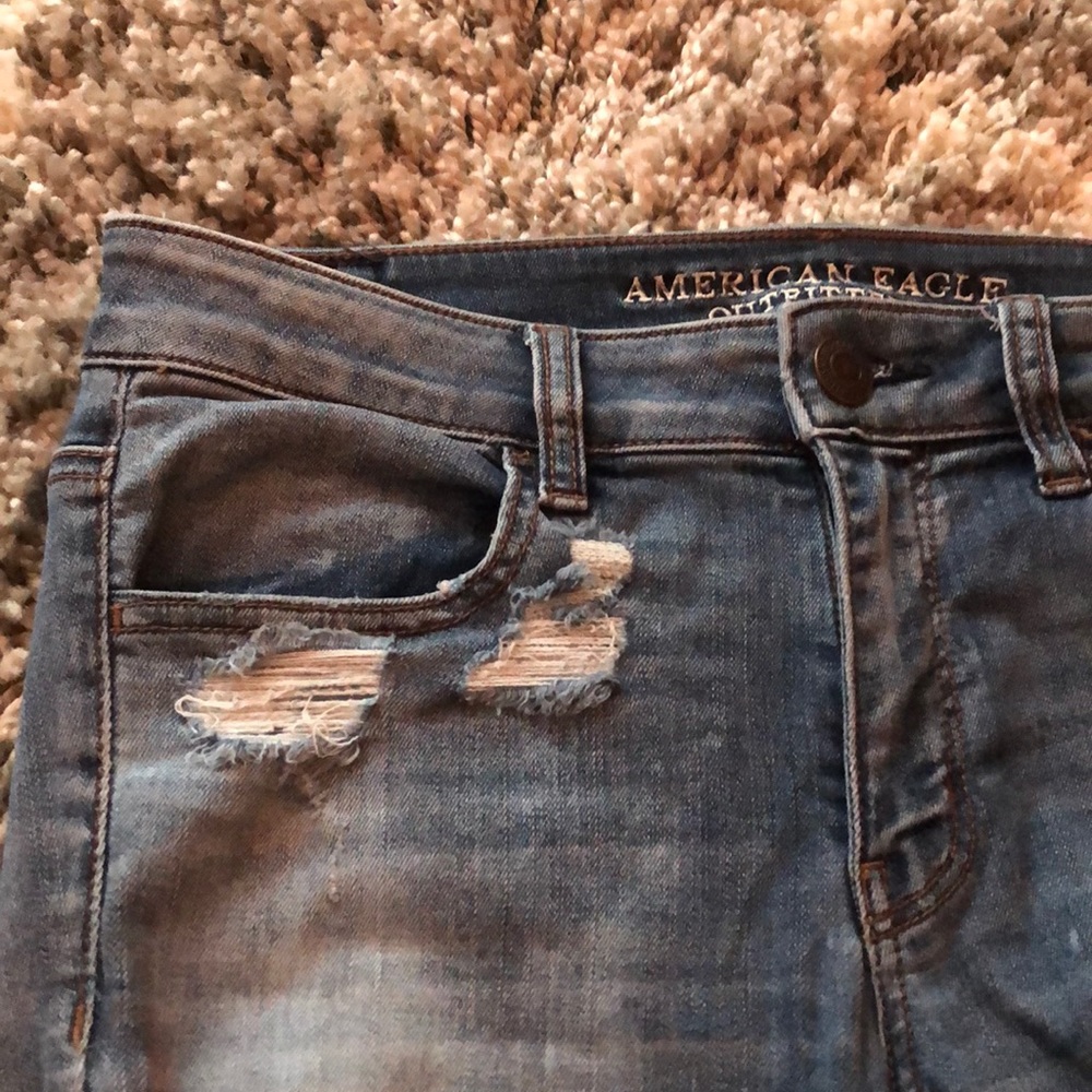 American Eagle Jeggings (Ripped